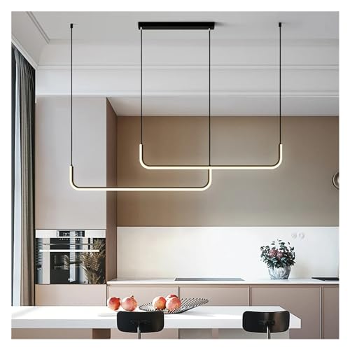 Luminaire noir LED au style simple pour une décoration intérieur haut de gamme - 6