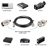 Boobrie BNC Male to Female Coax Cable RG174 50ohms BNC Extension HD Video Cable for CCTV Broadcast SDI Lead - Image 6