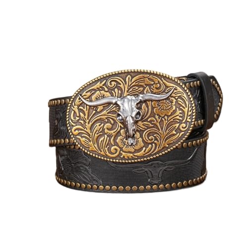 Ceinture western boucle taureau 3D pour parfaire votre tenue de festival ou soirée country