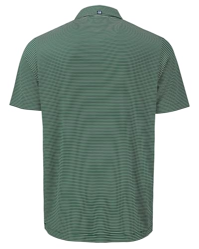Polo Forge Eco Fine Line Stripe Stretch Recycled para Hombre Cutter & Buck miniatura 3