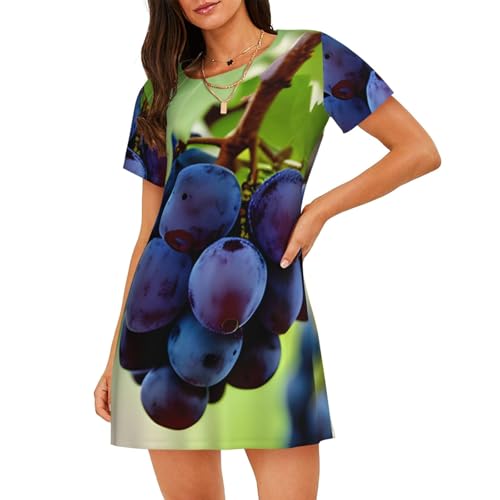 Robe de nuit à manches courtes idéale pour vos moments de détente estivaux