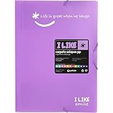 Grafoplas 4800869. Carpeta Escolar Tres Solapas y Gomas, Like4800869