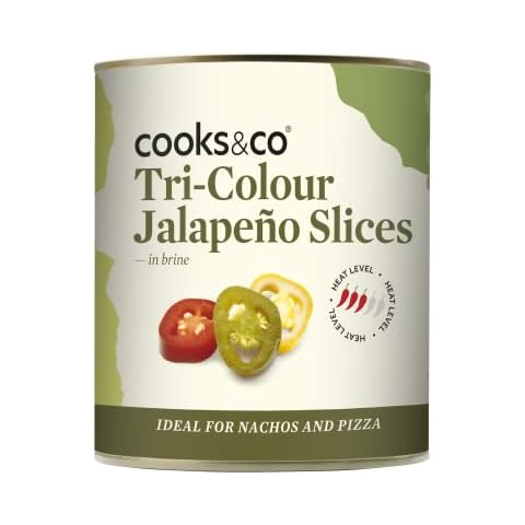 Cooks & Co Tri-Colour Jalapeno Slices 793g Cover