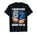 I Survived 6 7 Now I'm 8 8th Birthday Boys T-Shirt
