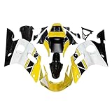 SPORT FAIRING Yellow White Fairing Kit Fit for Yamaha YZF R6 1998-2002 YZF-R6 98 99 01 02 Bodywork Injection ABS Plastics Body Frame Panel