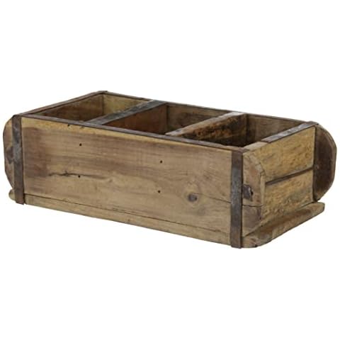 Caja de madera vintage Askov Nordstern marrón Cover