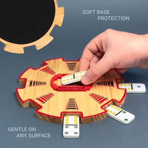 Centro Mexicano de Tren de Madera para Juego de Domino miniatura 4
