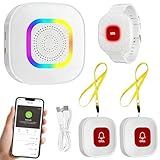 Facile à utiliser et à transporter : cette alarme personnelle pour les personnes âgées est disponible en deux modes : bouton et montre. L'utilisateur peut porter le bouton d'appel autour de son cou, le garder près de son chevet ou dans sa poche, ou porter le bracelet. Le bracelet dispose d'un design étanche, assurant un fonctionnement fiable dans n'importe quel environnement, d'une salle de bain humide à un après-midi pluvieux, garantissant la sécurité de l'utilisateur.