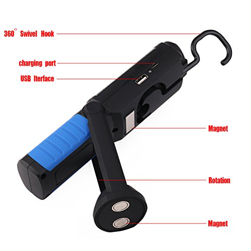 Dealbay Lampada LED da Lavoro Ricaricabile