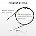 HIAORS 75 inch Go Kart Throttle Cable Kit Compatible with Predator 212cc 196cc VM22 VM24 GX160 GX200 6.5hp 5.5hp Engine Manco ASW American Sportworks Kandi Go Cart with Pedal Return Springs