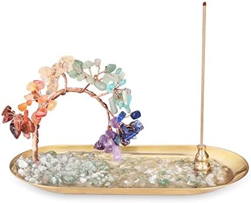 Incense Burner Incense Holder Backflow with Ash Catcher Environment Cleansing Handmade Attractive Supports Meditation Yoga Home Decor Incense Holders