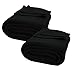 Produktbild Betz 2 Stück Jumbo Fleecedecken Kuscheldecken in XXL Größe 220x240 cm Farbe schwarz