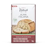 Farinha de Trigo Alma Italiana de 1 Kg, Tipo 1, Famiglia Venturelli.
