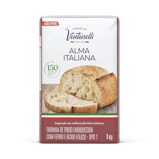 FAMIGLIA VENTURELLI Farinha De Trigo Tipo 1 - Famiglia Venturelli Alma Italiana 10X1 Papel