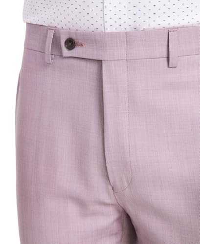 Calvin Klein Mens Slim fit Dress Pants 30/32 Pink Solid Stretch3