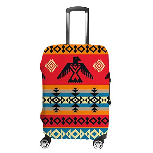 Housse de protection pour valise contre les rayures aigle ethnique lavable