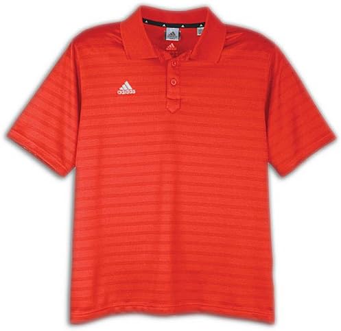 adidas Men's Performance Basic Polo (Large) Red