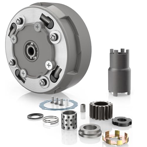 17 Teeth Semi Automatic Clutch Assembly with Lock Nut Spanner