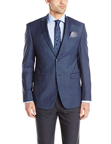 Original Penguin Men's Slim Fit Suit Separate, Solid Black, 30X33