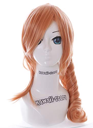 Perruque bouclée Orange Rose pour votre prochain festival de cosplay manga