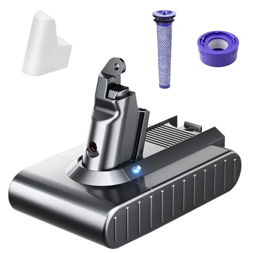 Image of Bonadget V6 Battery Replacement for Dyson Compatible with Dyson V6 Battery Animal Motorhead Absolute SV03 SV04 SV09 DC58 DC59 DC61 DC62 VTC4 Cordless Vacuum (Not for V7 V8)