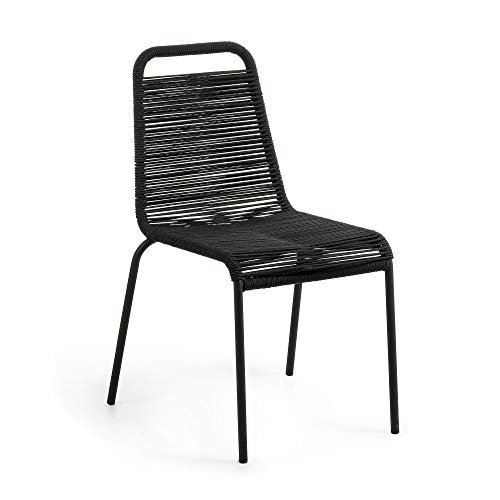 Sillas Comedor Patas Acero Negro Marca Kave Home