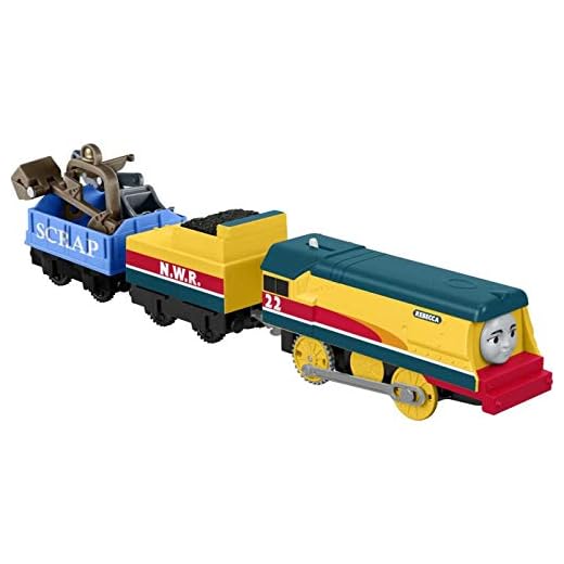 Thomas & Friends FXX57 Thomas and Friends Trackmaster Motorised Rebecca, Toy Train, 3-Year Old, Multi-Colour