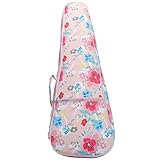 MILISTEN Bedruckte Ukulelentasche kreativ zarter Ukulele-Koffer wasserdichter Ukulelenhalter