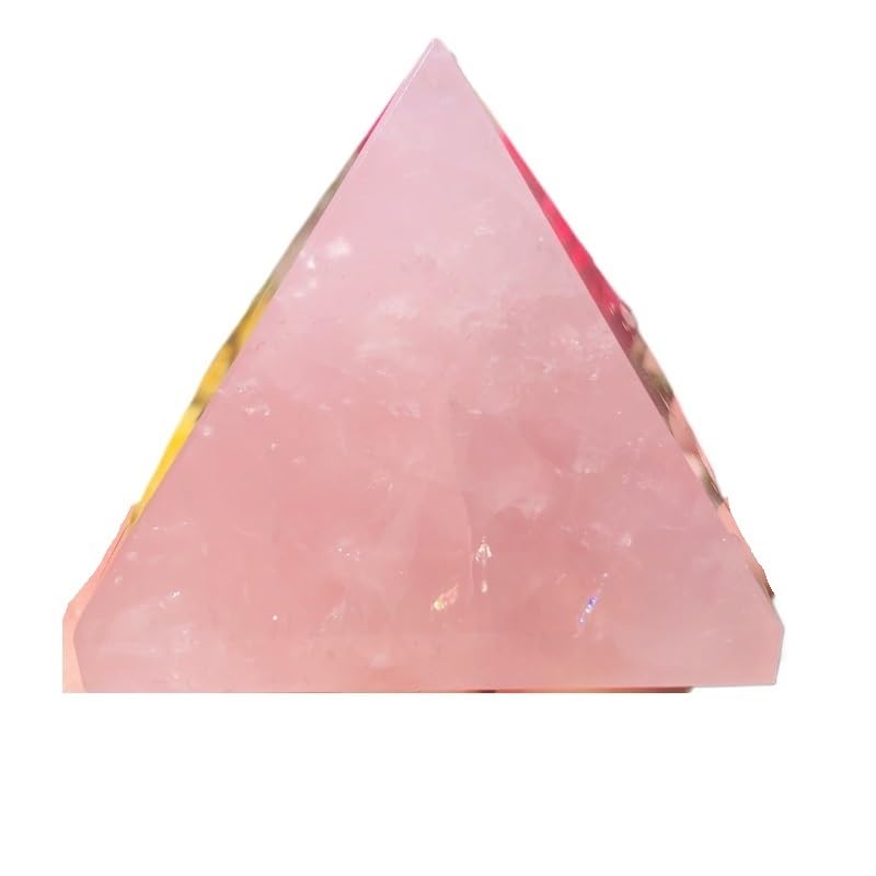 Pyramide en quartz rose 35-40mm | Pierre de cristal Feng Shui naturelle