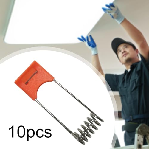 Paneles empotrables de metal naranja con clip de resorte para iluminar techos 4