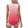 Women's Aesthetic Gradient Color V-Neck Camisole C... #2