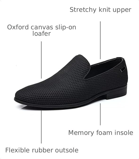 Image of Mens Tuxedo Dress Loafers Slip On Formal Wedding Shoes