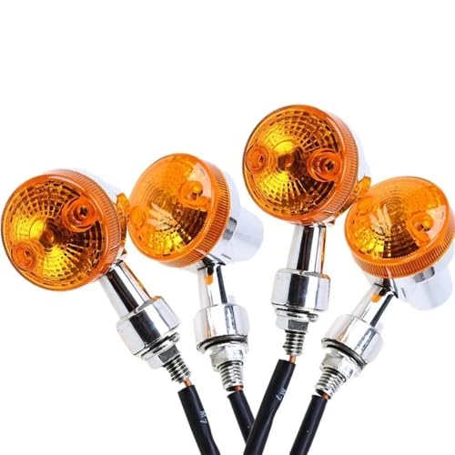 4 Luces de giro universales para GN125 con luz de freno trasero integrada