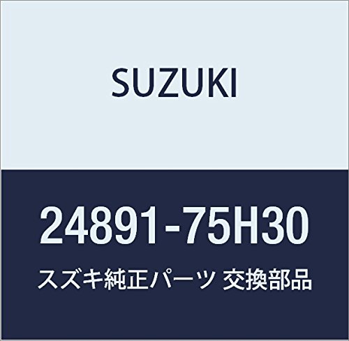 Suzuki Oil Cooler Hose No. 1, part number 24891-75H30, showing the flexible hose with metal fittings at each end.