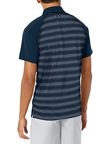 Image of Under Armour Men's Threadborne Boundless Polo, Academy /Academy, 3X-Large Tall