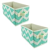 DII Fabric Storage Bins for Nursery, Offices, & Home Organization, Containers Are Made To Fit Standard Cube Organizers (11x5.5x5.5