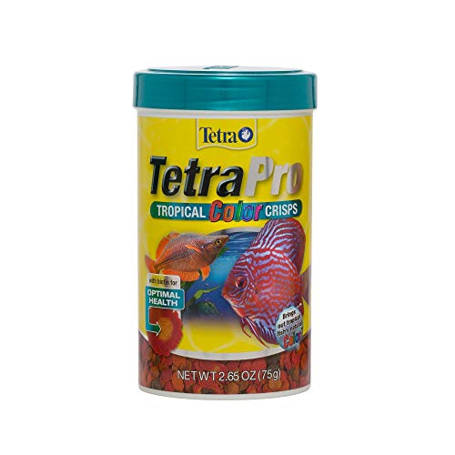 Tetra Tropical Colour Crisps Fish Food with Natural Colour Enhancers, 75g, Yellow (77079)