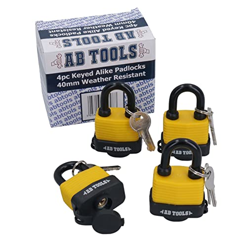Cadenas de 40 mm de sécurité extérieur étanche pour abri de jardin - 7