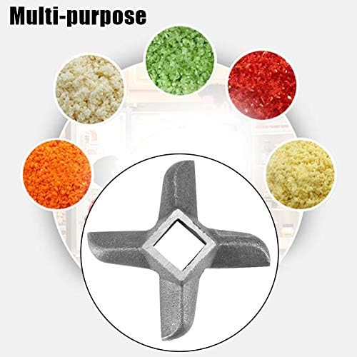 Meat Grinder Blade, Stainless Steel Meat Grinder Replacement Food Grinding Blade Mincer Blade Knife Cutter Replacement for Grinders (#8) - Thumbnail 7