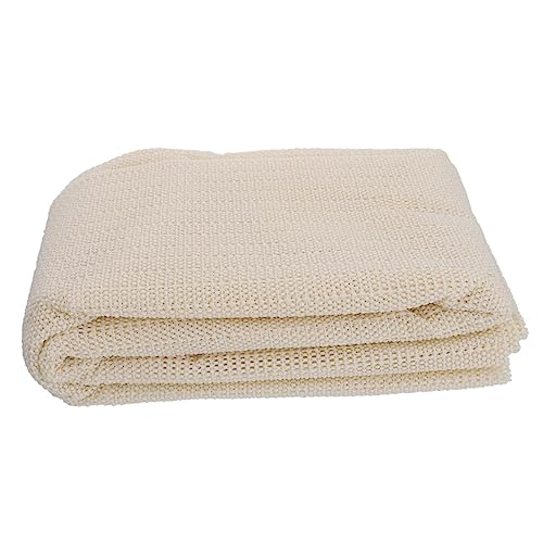 Alfombrilla antideslizante beige de PVC resistente para suelo de hogar 2