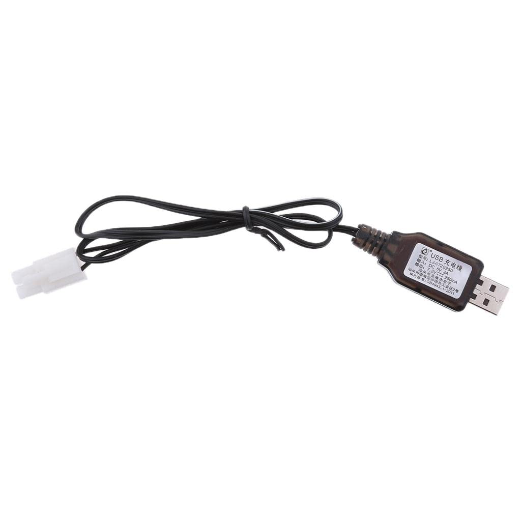 MYADDICTION 7.2V USB to L6.2-2P Plug NI-MH/NI-Cd Battery Charging Cable for RC Drone Toy | Multipurpose Batteries & Power | Power Cables & Connectors | consumerelectronics-image-30