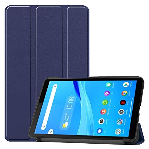 Lobwerk Funda para Lenovo Tab M7 TB-7305F / TB-7305X 7.0 Pulgadas Slim Case Funda con función Atril y Auto Sleep/Wake, Color Azul