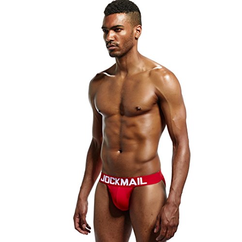JOCKMAIL 3PCS/Pack Men Cotton Briefs Mens Underwear Breathable Briefs Low Rise Men Underwear3