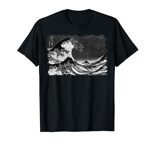 Famous Art: The Great Ocean Wave Remix de Hokusai Camiseta