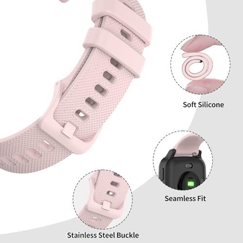 Correa de silicona compatible para reloj Nerunsa P66 6-Pack miniatura 4