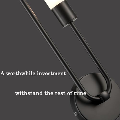Image of HYDELITE Black Wall Sconce Modern Sconces Wall Lighting Industrial Bathroom Vanity Light for Bedroom Living Room Kitchen