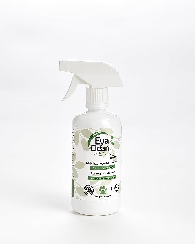 Eya Clean Pro Natural All Purpose Cleaner, Multi Purpose Home and Kitchen Cleaning Spray for Pets, Surface Cleaner, Floor Cleaner, Non Toxic 500 ml
