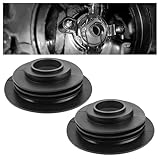 carleef 2PCS 1.23' C6 Headlight Cover Replacement,PVC Headlight Dust Cover for Headlights Dust & Water Resistant,Universal Car Headlights Covers Car Accessories for Cars,SUVs