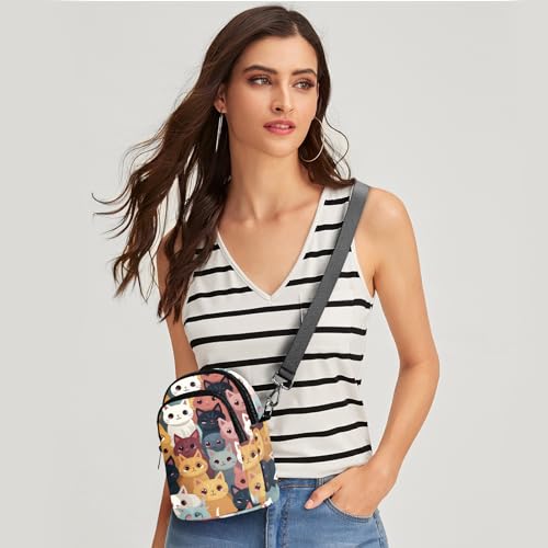 Crossbody Bags for Women Cell Phone Bag Mini Over Shoulder Handbag Purse with Card Slots and Adjustable Strap2