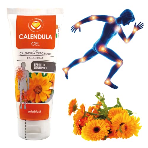 Gel de caléndula Officinalis y glicerina, efecto calmante para dolores articulares, piel seca, piel enrojecida por el sol o picaduras de insectos, pieles sensibles, cambio de pañal